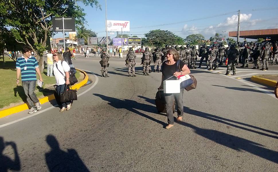 Protesto em Fortaleza