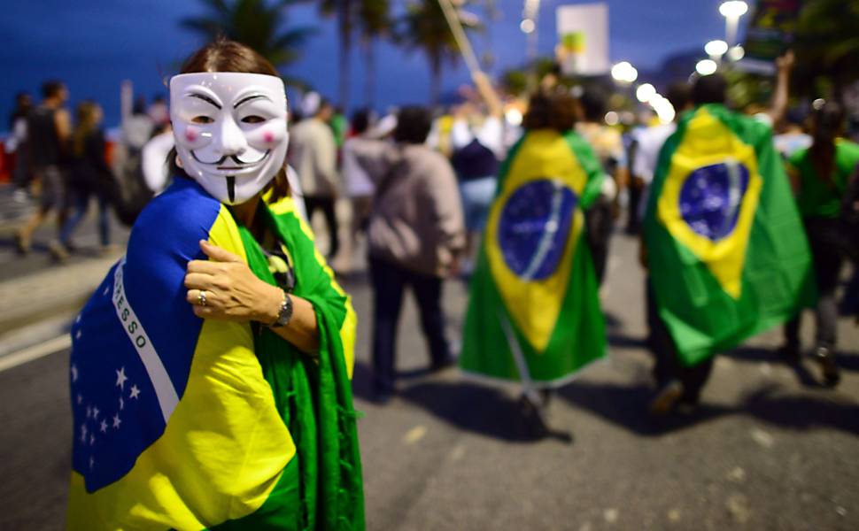 Protesto contra a PEC 37 no Rio