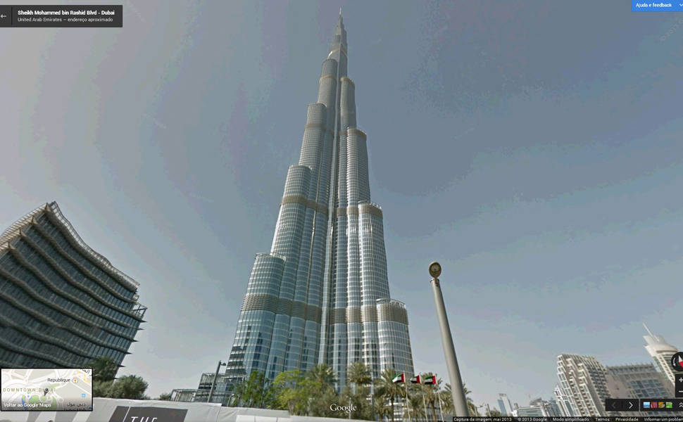 O maior edifício do mundo pelo Google Street View