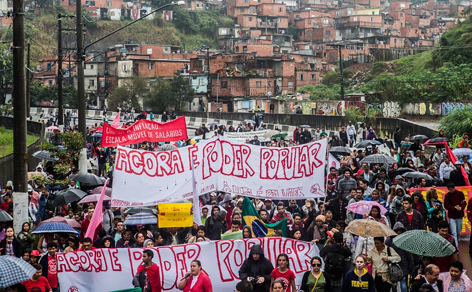 Protesto no Capão Redondo