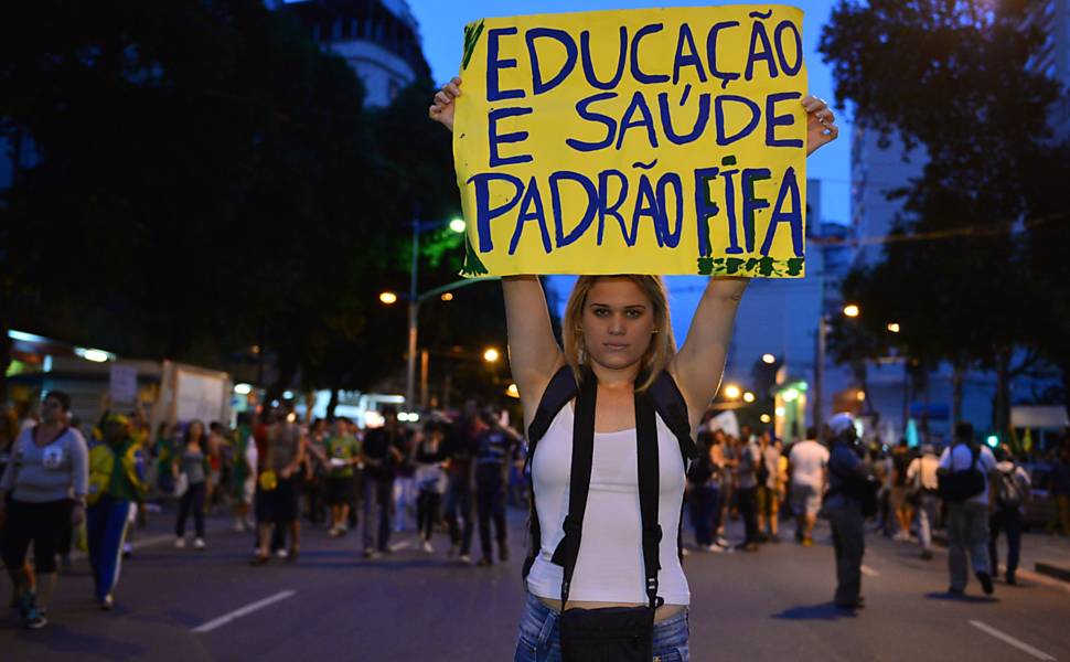 Recorra en imágenes las protestas que sacuden Brasil