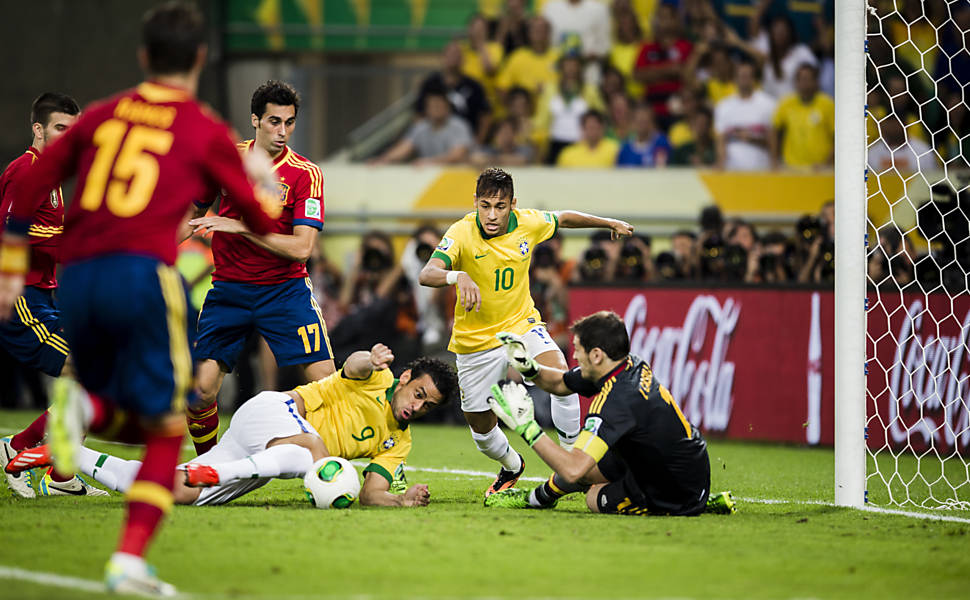 Brasil x Espanha em 10 fotos