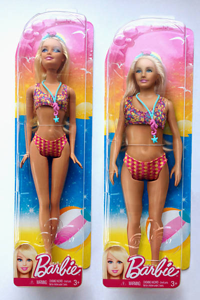 Artista cria Barbie com medidas de mulheres reais