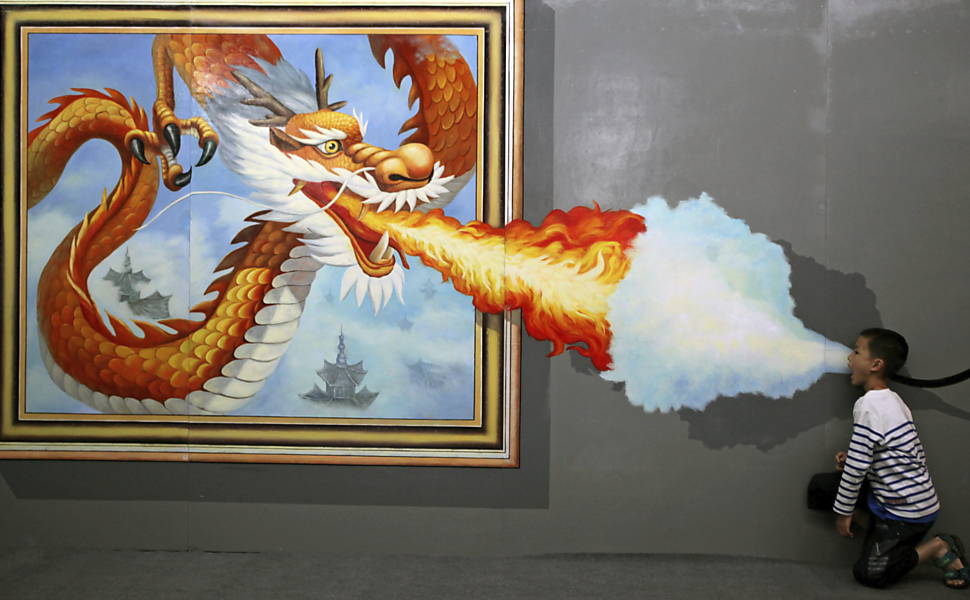 Pinturas tridimensionais na China