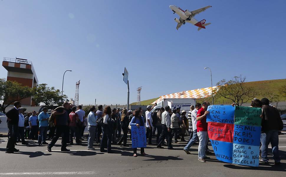 Greve de aeroviários em Congonhas