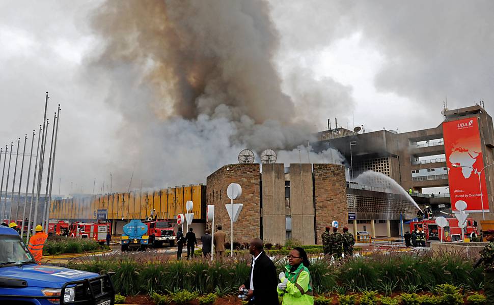 Incêndio em aeroporto no Quênia