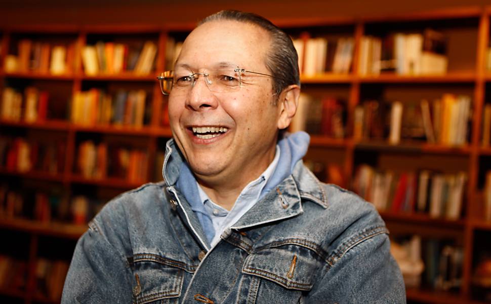 O jornalista Matinas Suzuki Jr. compareceu ao lançamento