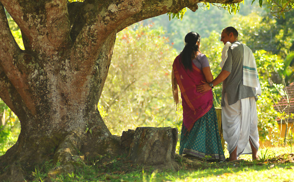 Um pedacinho da Serra da Mantiqueira e do Templo Hare Krishna na Fazenda  Nova Gokula. Essa foto foi de uma das inúmeras vezes que visitei este belo  lugar. – Bilde av Fazenda