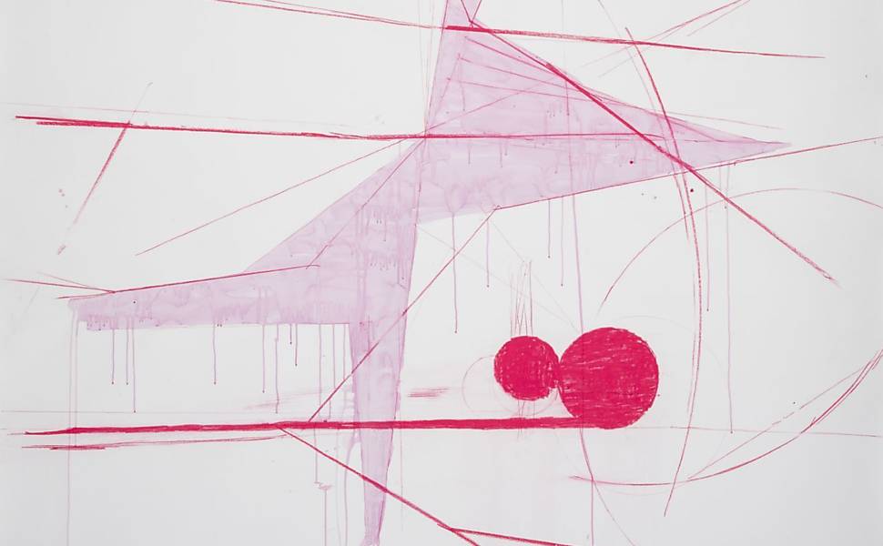 Desenhos da exposição "Anjo e Boneco", de Nuno Ramos