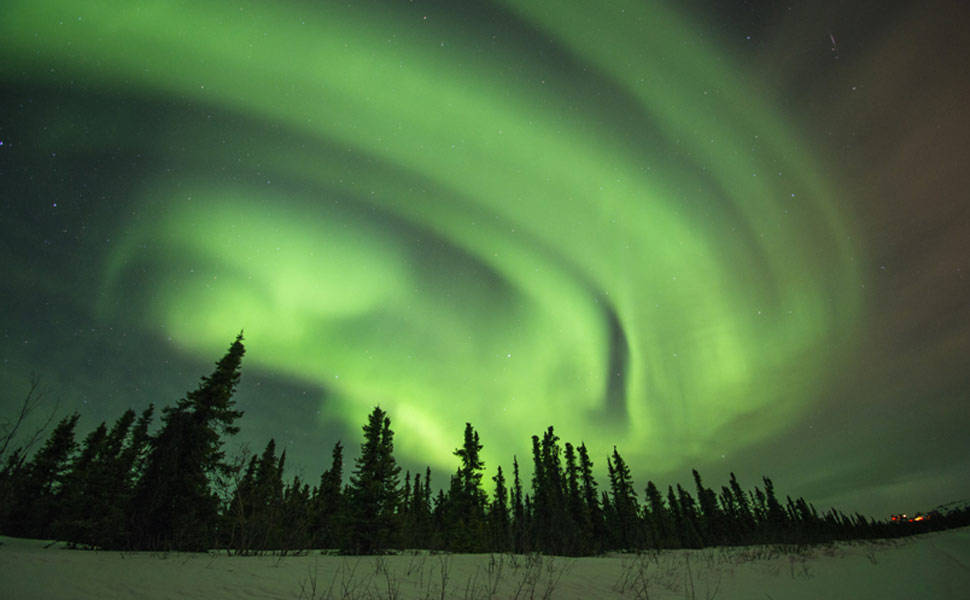 Aurora boreal do Alasca
