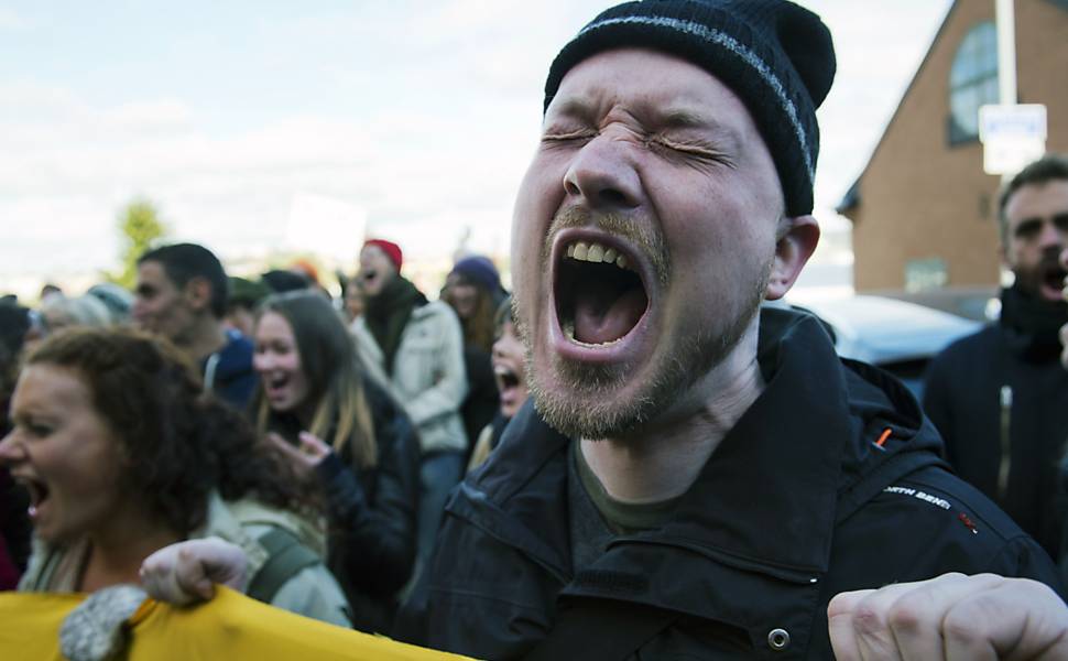 Protestos em Estocolmo