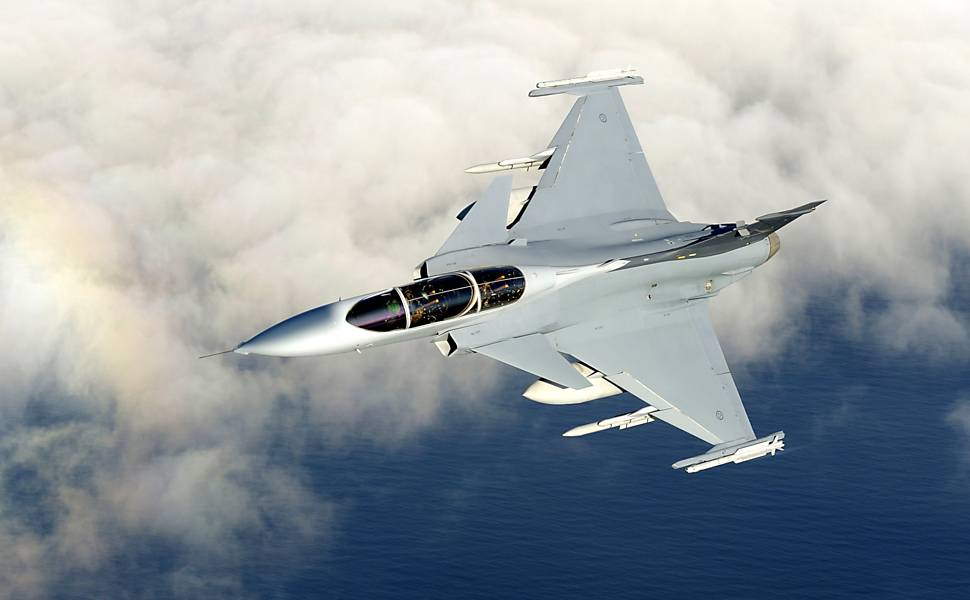 Gripen jets from the Swedish company Saab