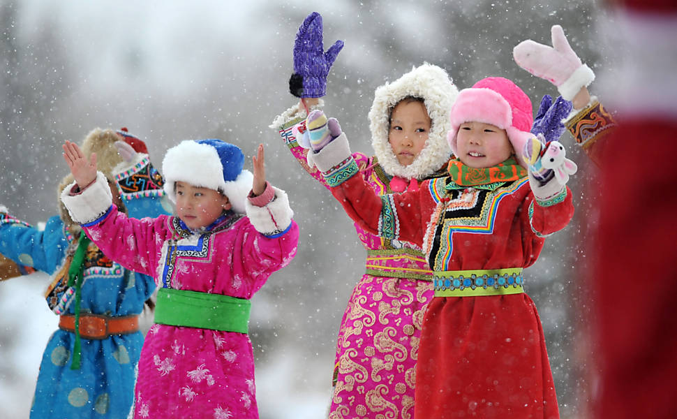 Carnaval de inverno na Mongólia