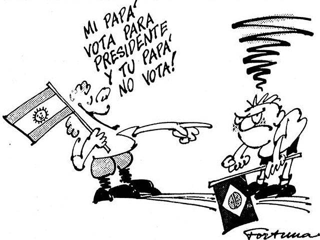 Charge publicada na <b>Folha</b> durante a campanha das Diretas-Já