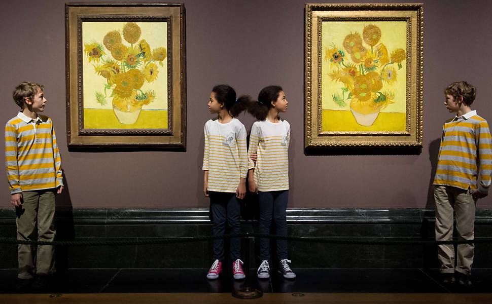 Os girassóis de Van Gogh