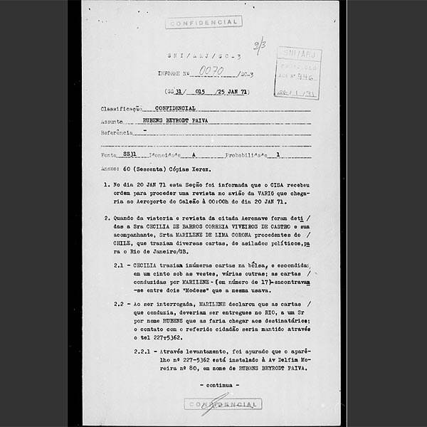 Documentos Rubens Paiva