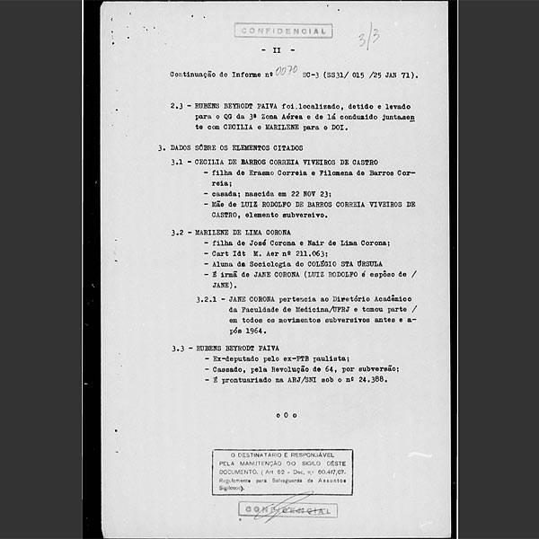 Documentos Rubens Paiva