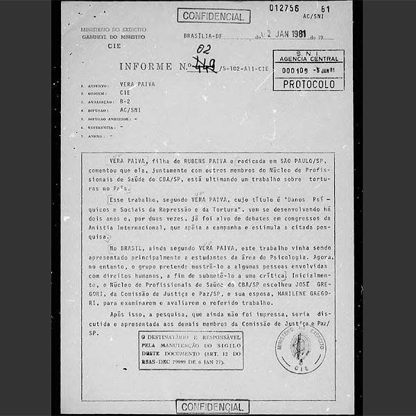 Documentos Rubens Paiva