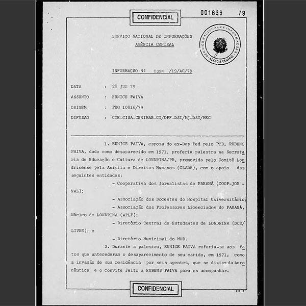 Documentos Rubens Paiva