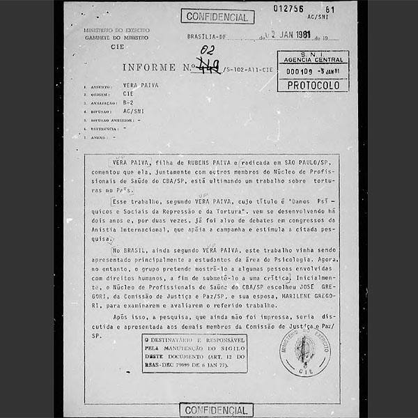 Documentos Rubens Paiva