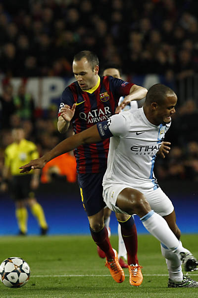 Barcelona x Manchester City  12/03/2014  Esporte  Fotografia  Folha