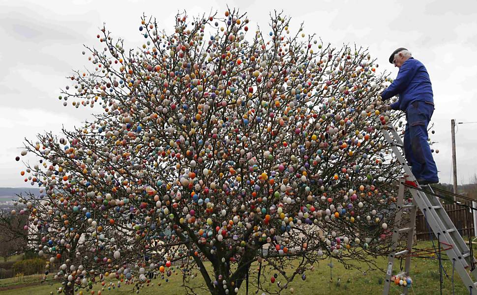 Árvore de ovos de Páscoa