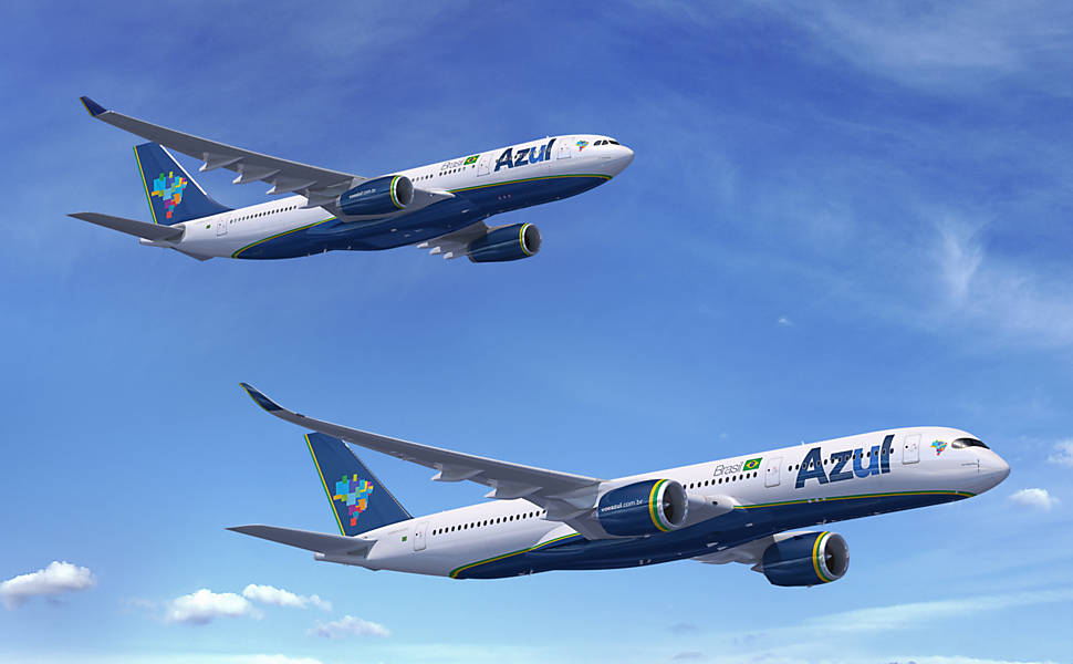 Novo aviões da Azul Linhas Aéreas
