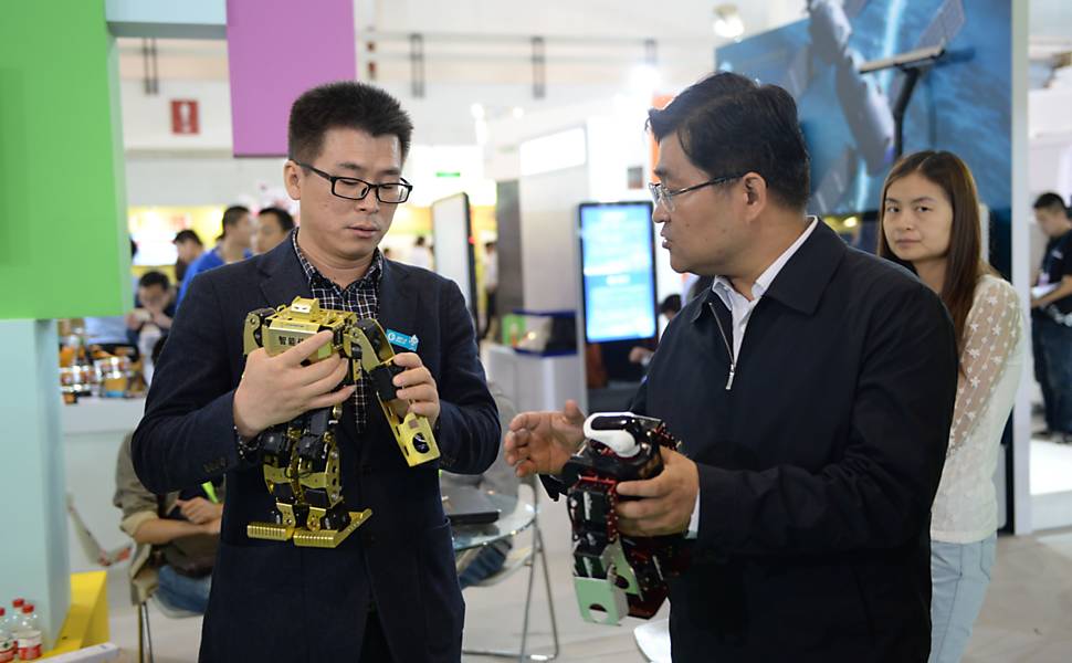 Exposição internacional de tecnologia na China