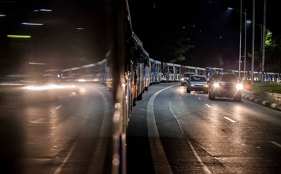 Bus strike stops São Paulo