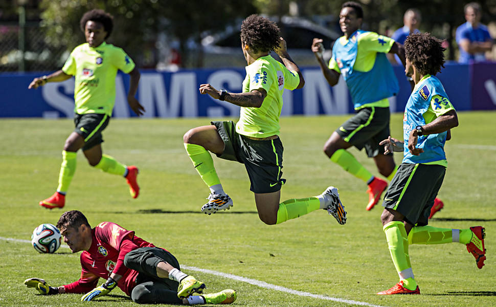 Treino da seleção brasileira - 5º dia