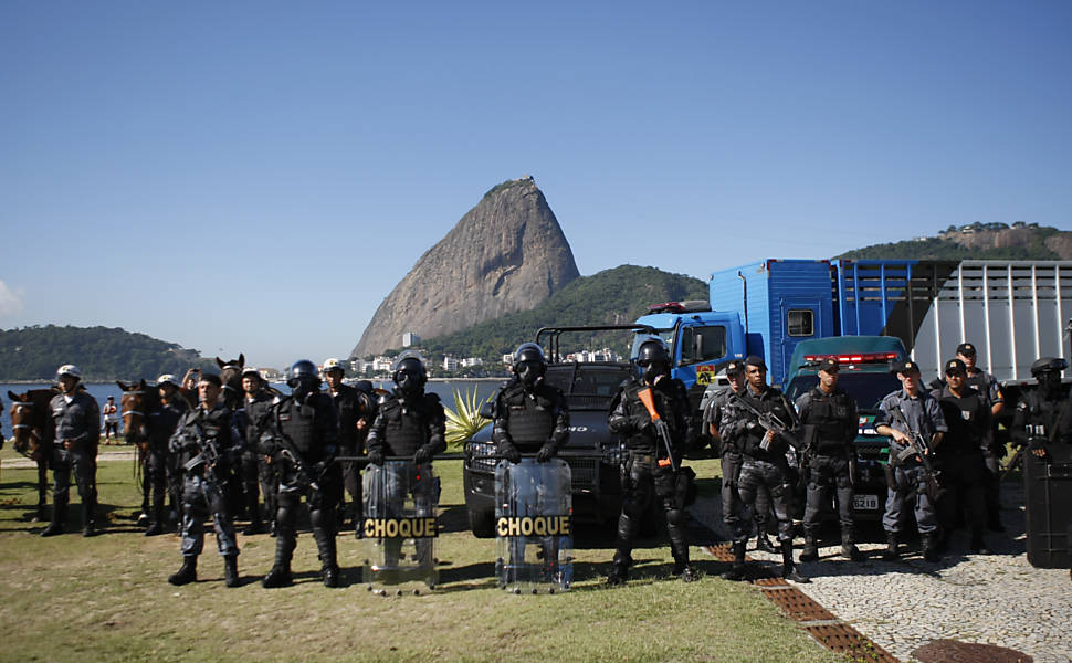 Policiais militares no Rio