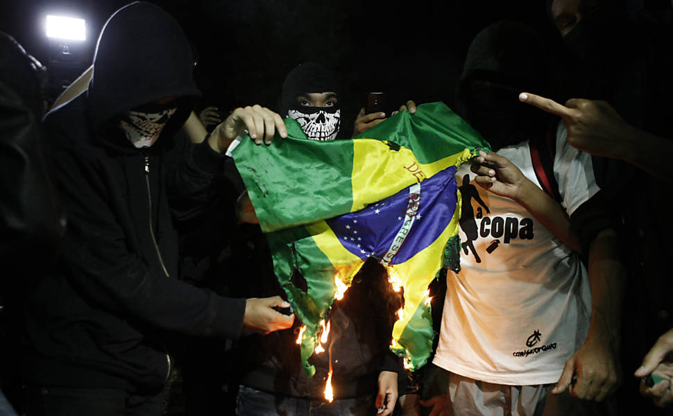 Ato anti-Copa no Rio