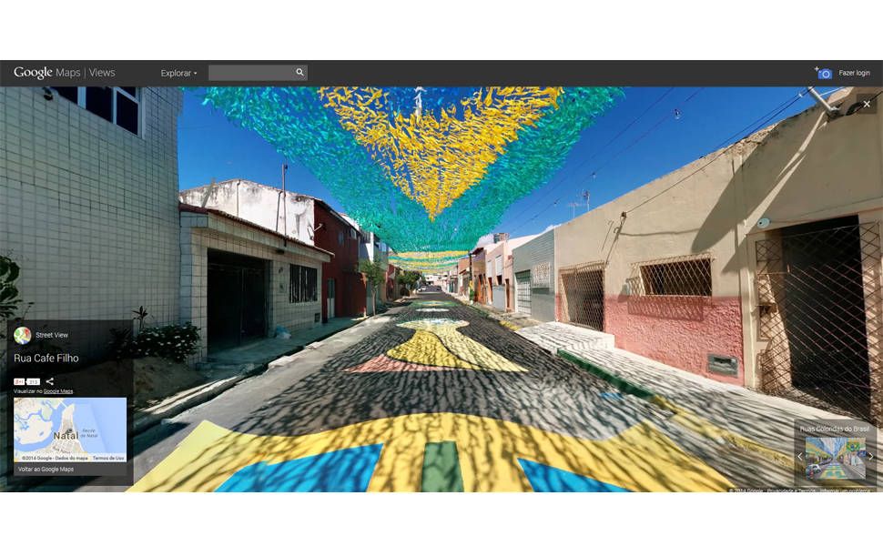 Google Street View para Copa 2014