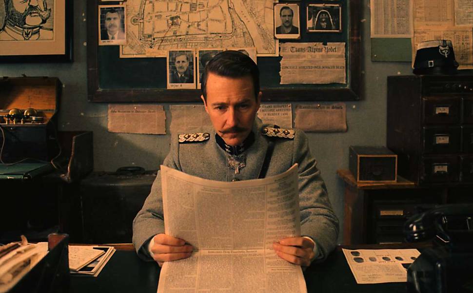 Edward Norton está no elenco de "O Grande Hotel Budapeste"