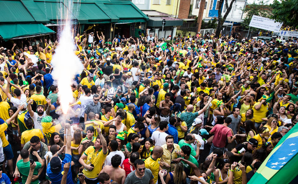 Torcida de Brasil x Chile