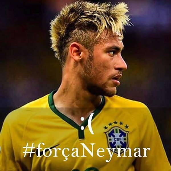Apoio a Neymar nas redes sociais