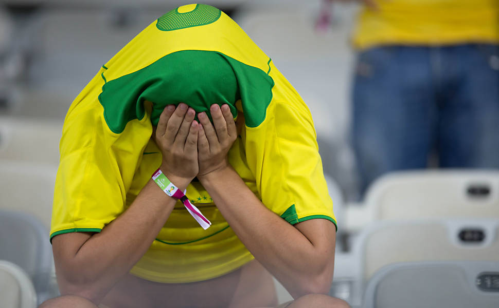 Brasil 1 x 7 Alemanha na Copa de 2014