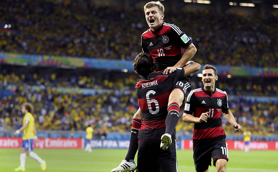 Brasil x Alemanha em dez fotos