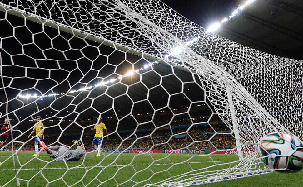 Brasil 1 x 7 Alemanha no Mineirão, na Copa do Mundo de 2014
