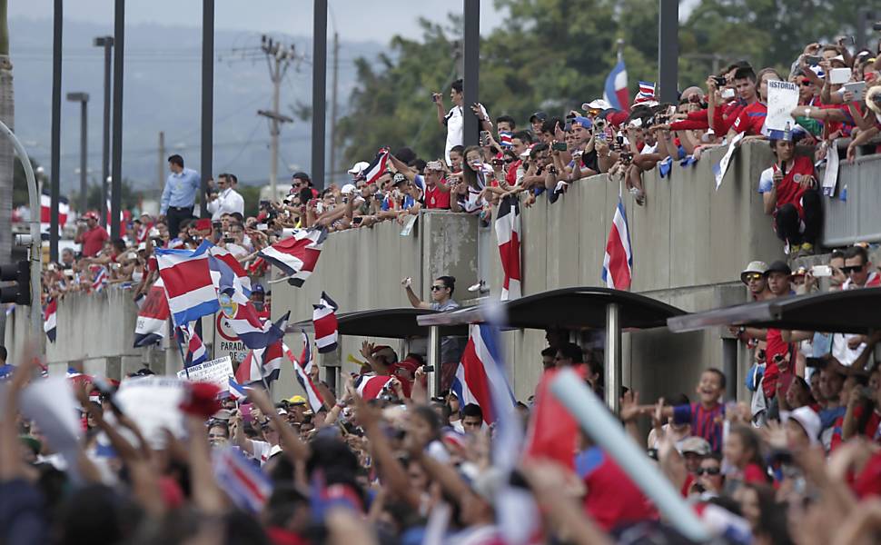 Seleção de Costa Rica retorna para casa
