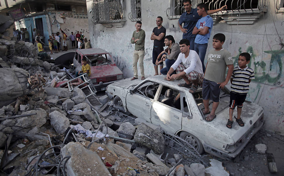 Conflito na faixa de Gaza - 13/02/2019 - Mundo - Fotografia - Folha de