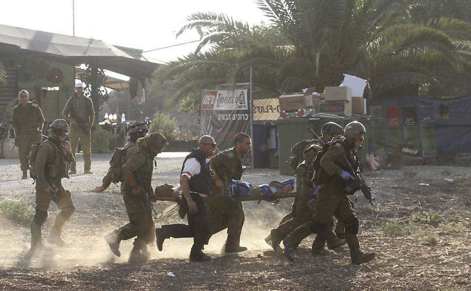 Combates entre Israel e Hamas no Oriente Médio