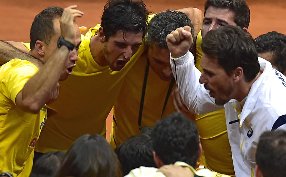 Brasil vence a Espanha na Copa Davis
