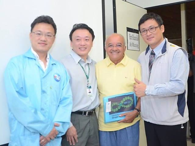 Encontro com os diretores da fábrica Cal-Comp, em Manaus, em 15 de outubro
