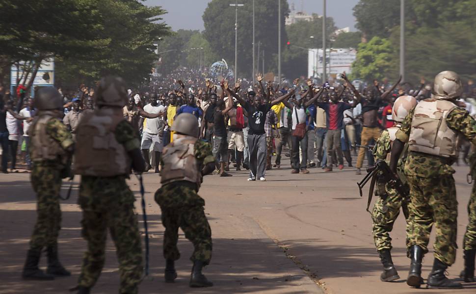 Protestos em Burkina Fasso