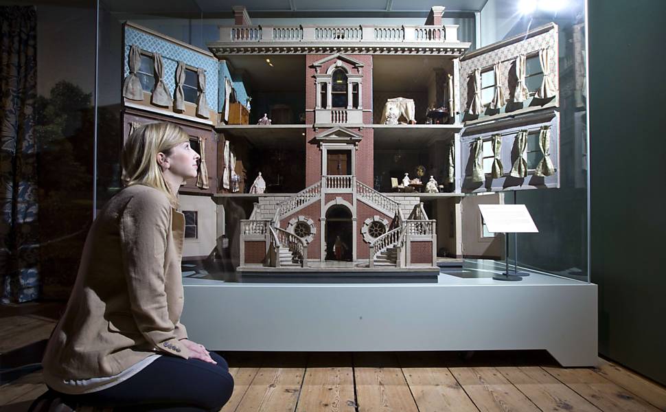 Exposição de casa de bonecas