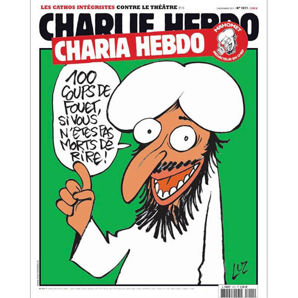 Tapas del semanario "Charlie Hebdo"
