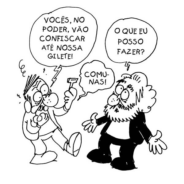 Caricaturas de Charb publicadas no Brasil