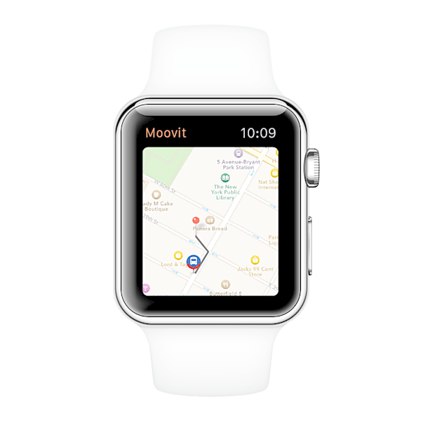 Moovit Reveals Apple Watch and Android Wear Apps