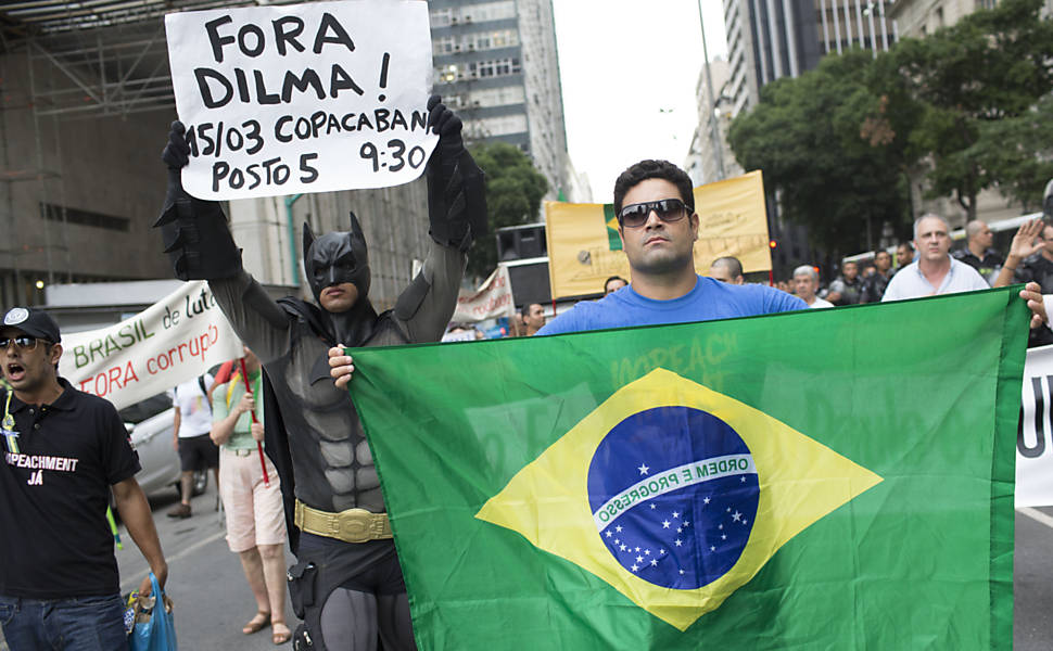 Protesto contra o Governo no Rio